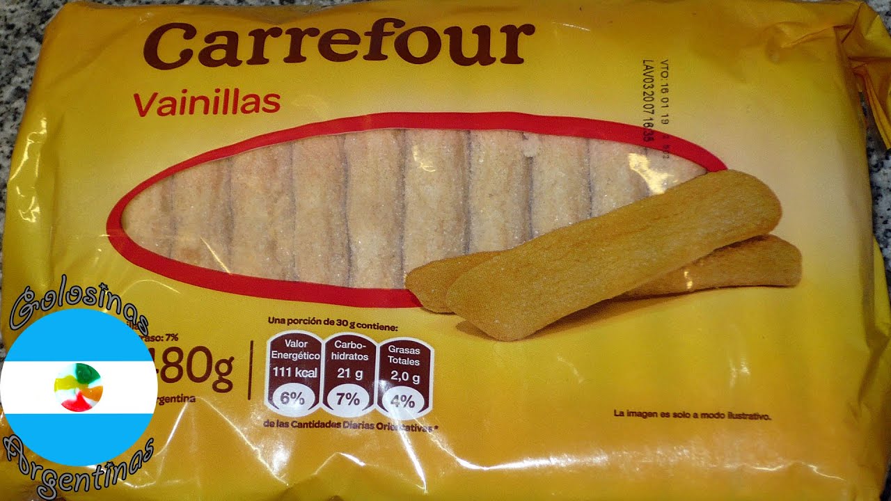 Carrefour Vainillas ( Valente ) Ladyfingers YouTube