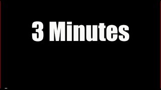 3 Minutes Count Up Timer