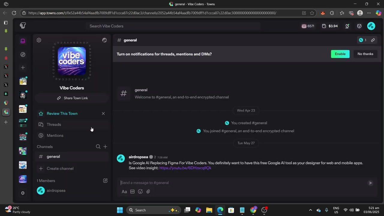 Towns Protocol Airdrop Now Confirmed. 2nd Snapshot About To Be Taken!