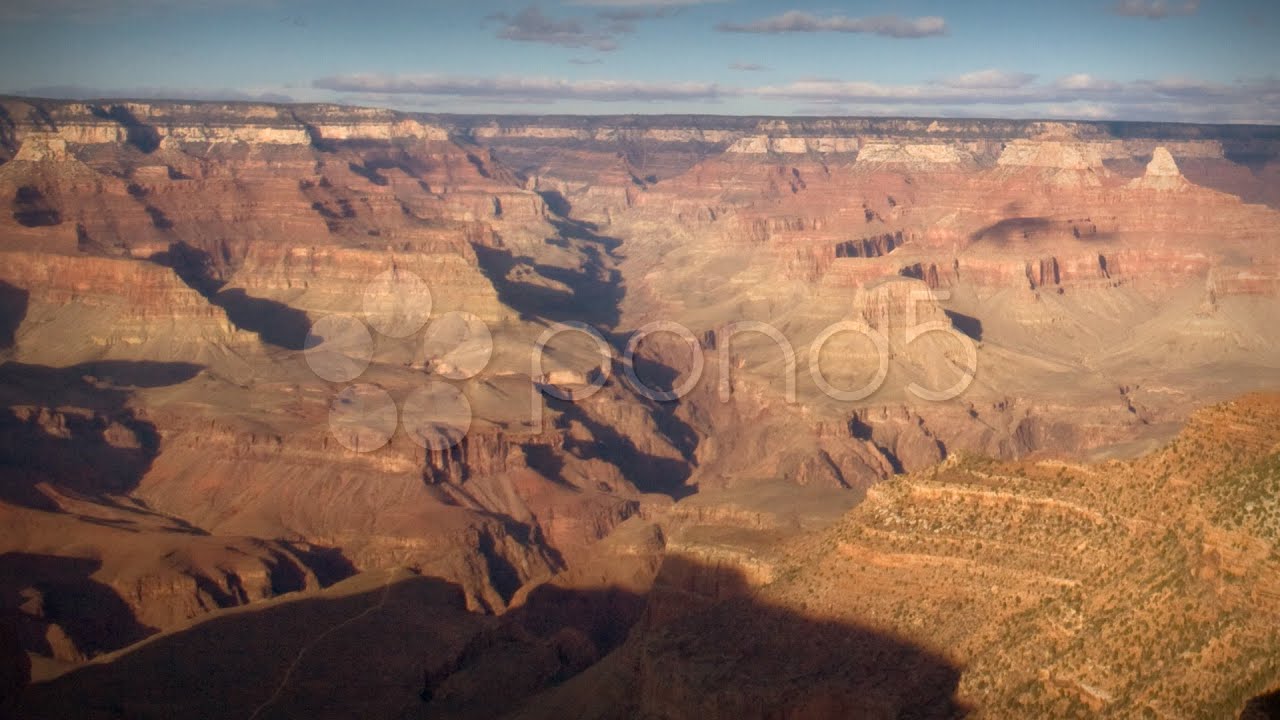 (1138) Grand Canyon Arizona Sunset Landscape South Rim Timelapse. Stock Footage
