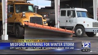 Road crews are prepared as they can be for winter storms in Southern Oregon this week