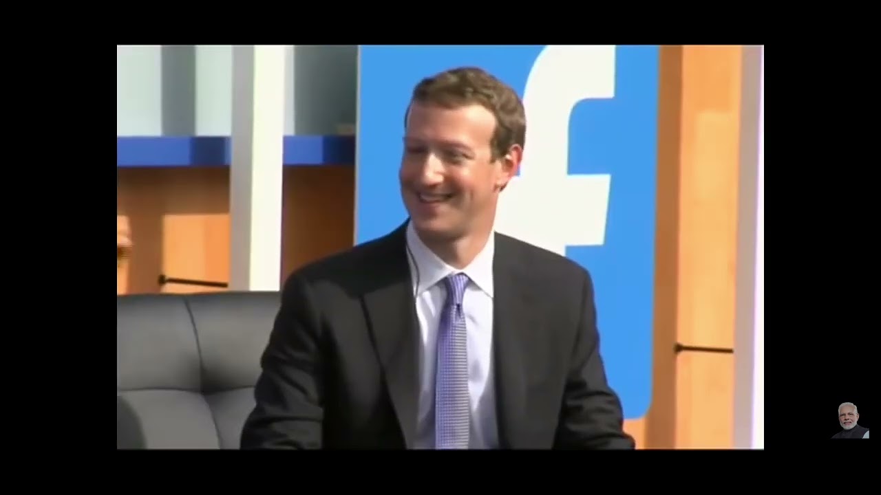 Modi Interviews with Facebook CEO Mark Zuckerberg - Emotional speech by Modi Ji when he was asked ?