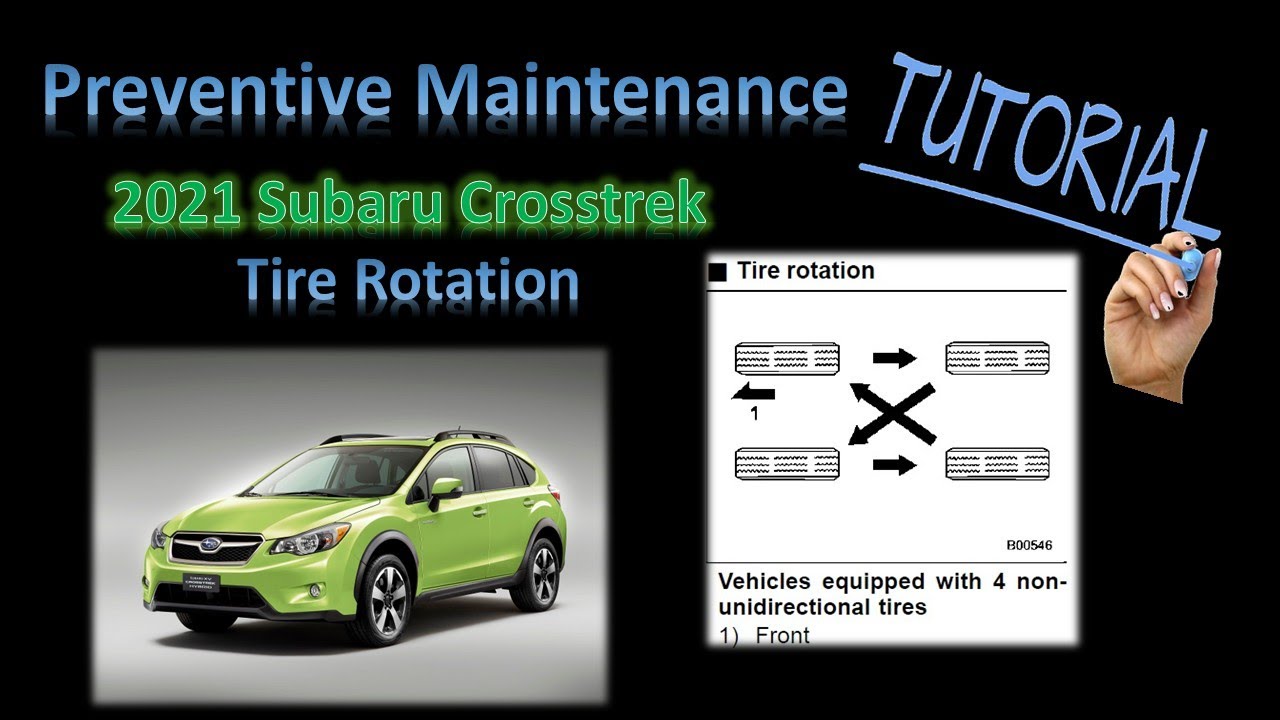 Subaru Crosstrek tire rotation – easy DIY preventive maintenance
