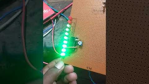 VU metre (LM3915 ic) || audio level meter.... #short #viral