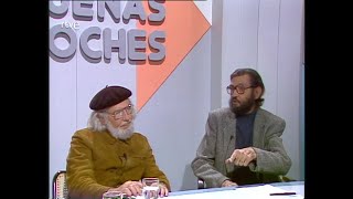 Julio Cortazar y Ernesto Cardenal Entrevista en Buenas Noches (24.11.1983)