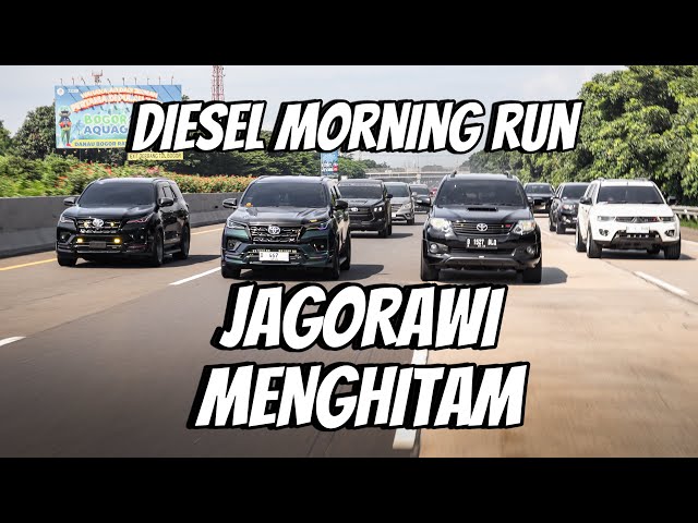 TOL JAGORAWI MENGHITAM | MONSTER DIESEL PADA KELUAR | MORNING RUN class=