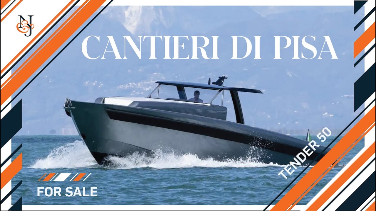 CANTIERI DI PISA TENDER 50 | 50' 10" (15.5m) Cantieri Di Pisa 50 Tender for Sale