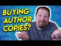 Buying your own book  should you buy author copies