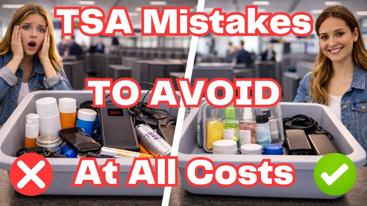 Costly TSA Mistakes Americans Keep Making (New 2026 Rules!)