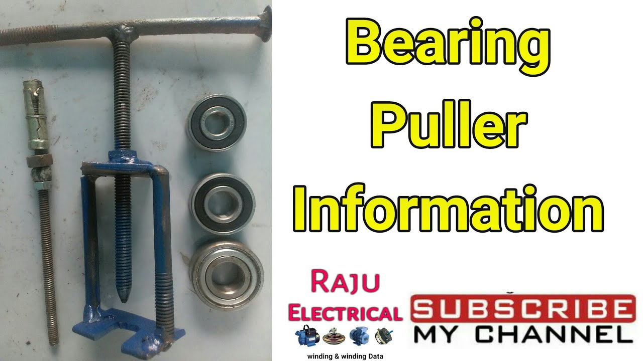 Ceiling fan bearing puller, puller YouTube