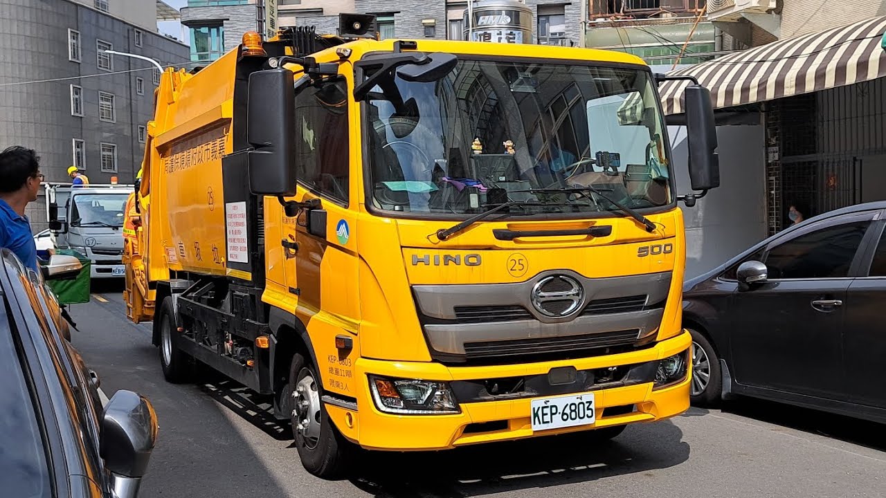20240808嘉義市環保局(新)垃圾車KEP-6803(取代257-T5)(上路第一天)，回收車KEB-5071(17分鐘長片)(2400訂閱特輯)