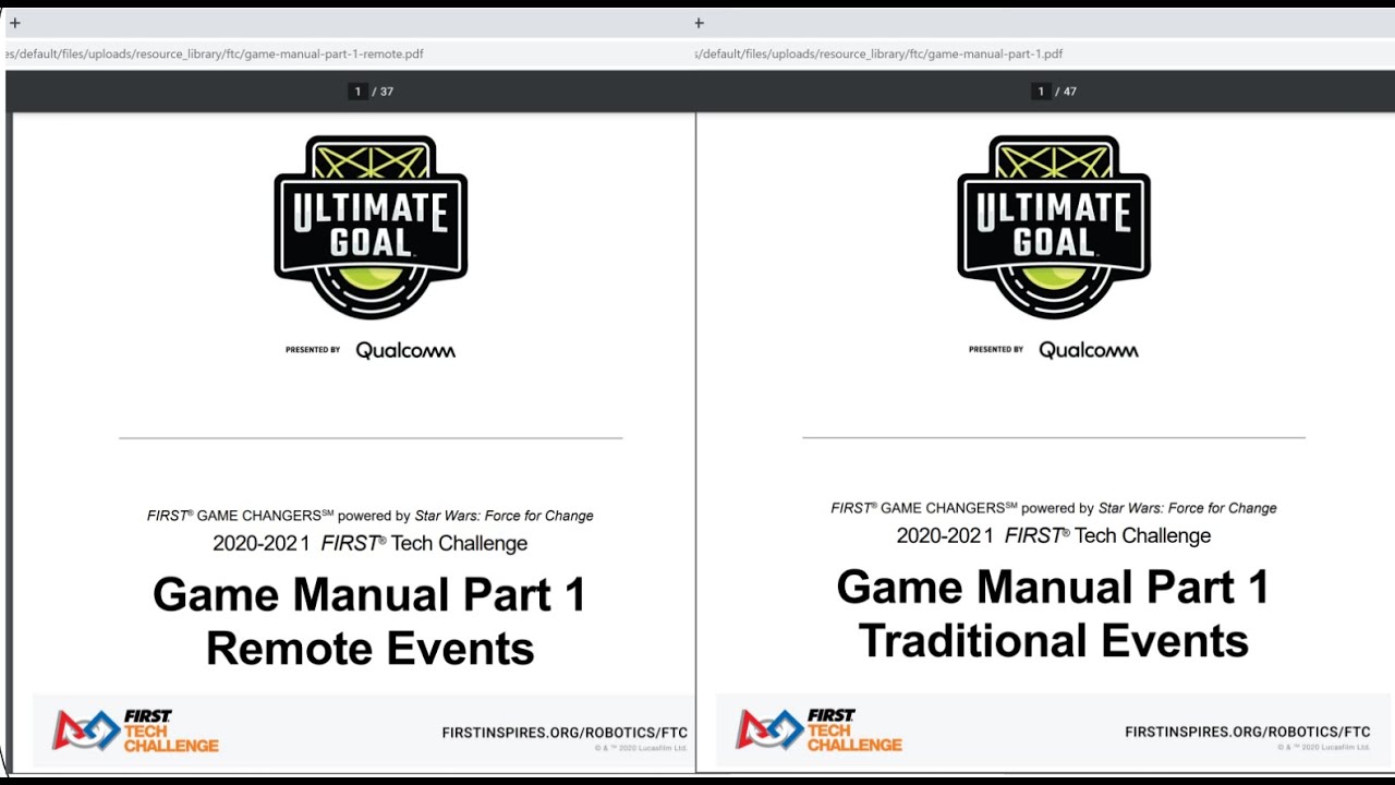 FTC Ultimate Goal Game Manual Part 1-Quick Overview - YouTube