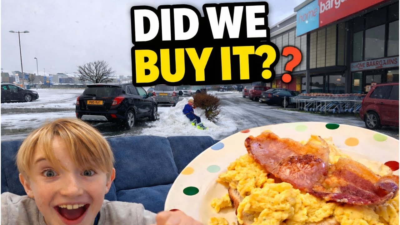 Did We Buy It? ❄️ Snowy Shopping Chaos, Sofa Drama & 20-Second Eggs