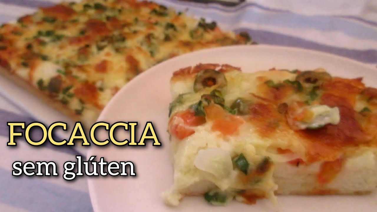 FOCACCIA SEM GLÚTEN | FAÇA E VENDA SEM GLÚTEN