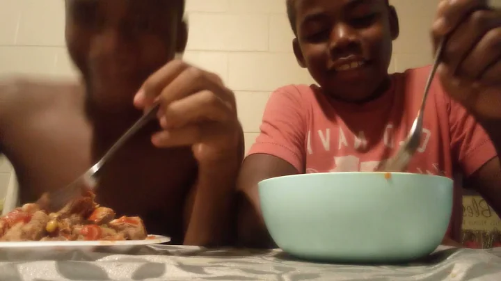 Mukbang with my brother!!!!!