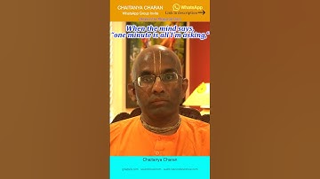 When the mind says, “one minute is all I