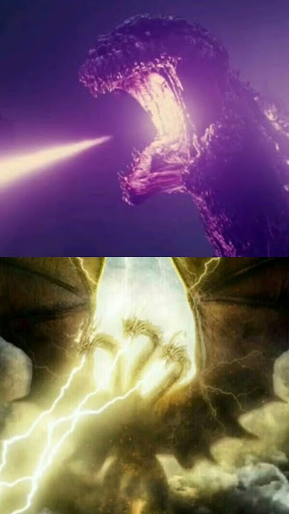 Shin Ghidorah atomic beam!