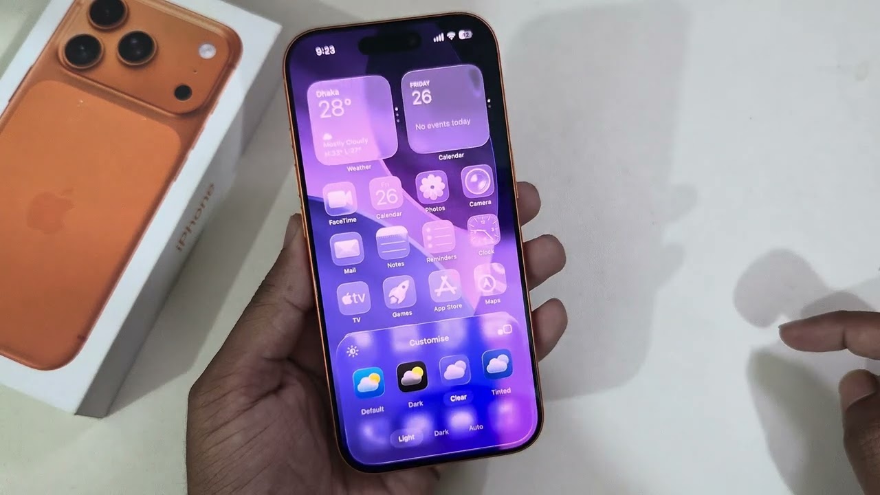 iPhone 17 Pro/max : How to Enable Liquid Glass iPhone