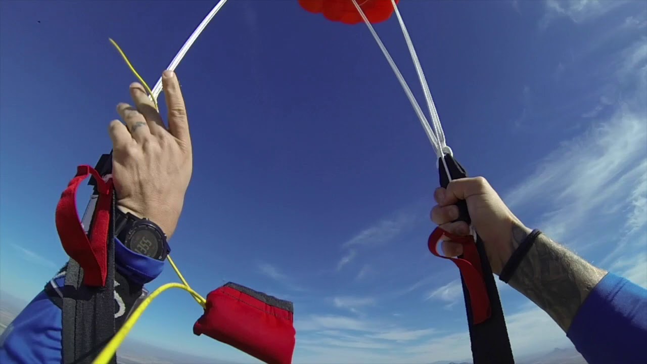 first cutaway!! skydiving malfunction - YouTube