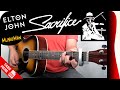 Sacrifice   elton john  guitar cover  musikman n163