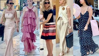 Elegant Summer Looks 2026 💗Italian Summer Street Fashion 🌸Verona Street Style #whatarepeoplewearing 