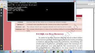 NCERT Class 12th. Computer Science. Ch 9 MySQL Part 1