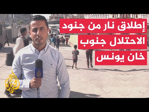 مجمع ناصر الطبي مصابان بنيران قوات الاحتلال الإسرائيلي في مدينة خان يونس جنوبي قطاع غزة
