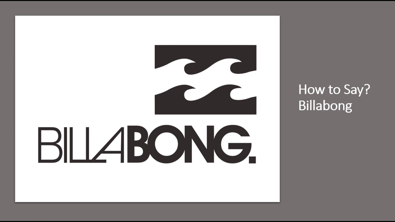 How To Pronounce Billabong? | Australian Surf Brand Pronunciation