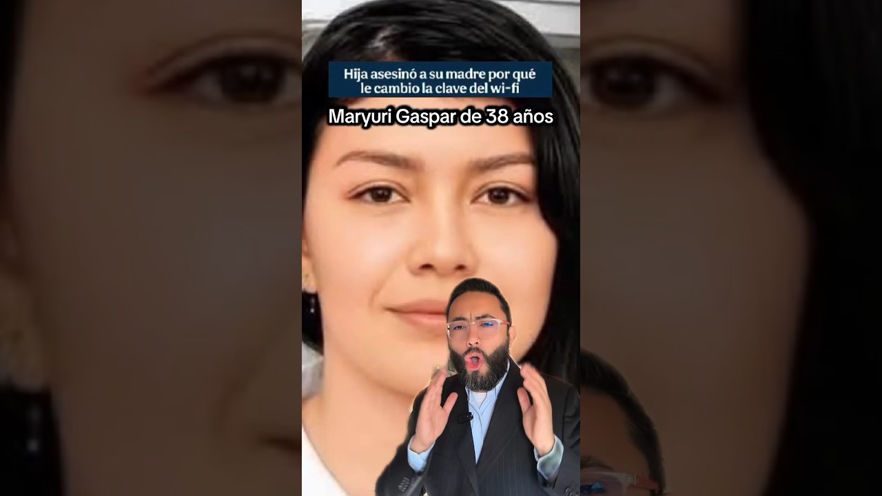 Maryuri Gaspar de 38 años su propia hija de 18 años decidió quitarle vlda porque cambio clave wifi