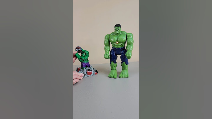 Incredible Hulk Marvel Action Figures Collection ASMR