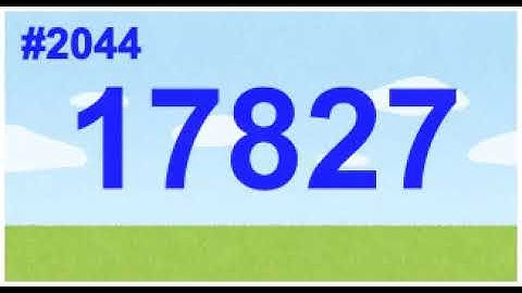 Count up 2001st to 2100th prime numbers! 1st channel.