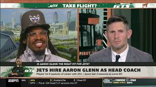 FIRST TAKE | New York Jets hire Aaron Glenn as their next head coach!