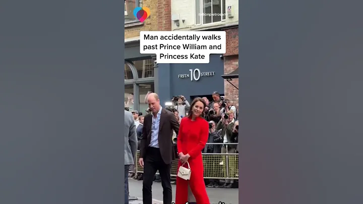 Man accidentally strolls past Prince William and Princess Kate in London #shorts - DayDayNews