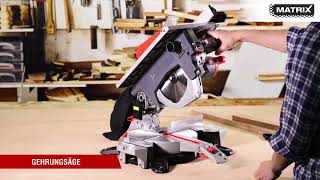3In1 Kombi Tischkreissäge Kappsäge Gehrungssäge Matrix Mts 2050-216 Duo