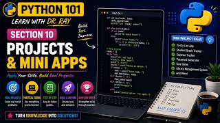 Python 101 | Section 10 | Python Libraries, Packages & Final Project Tutorial | Learn with Dr. Ray