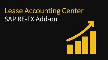 SAP RE-FX Add-on - Lease Accounting Center