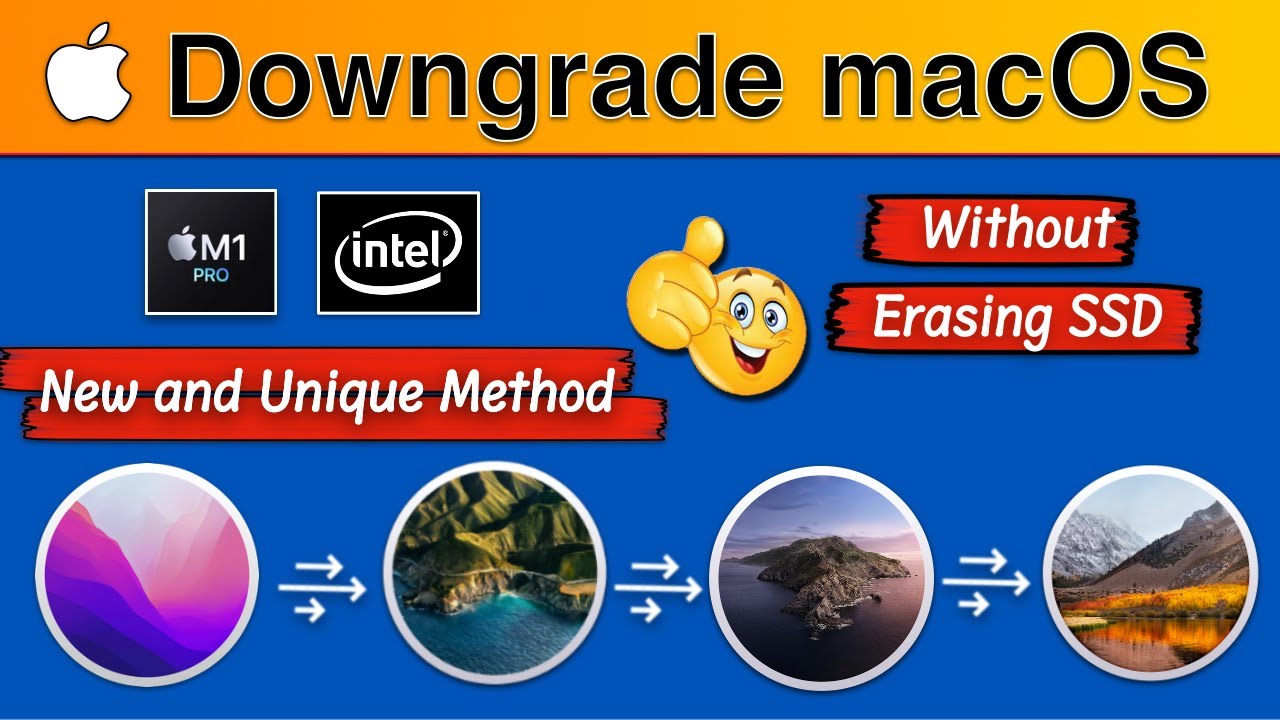 downgrade mac os without ereasing data downgrade mac os without ereasing data
