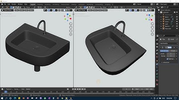 Basin 3D modeling in Blender | Blender Tutorial
