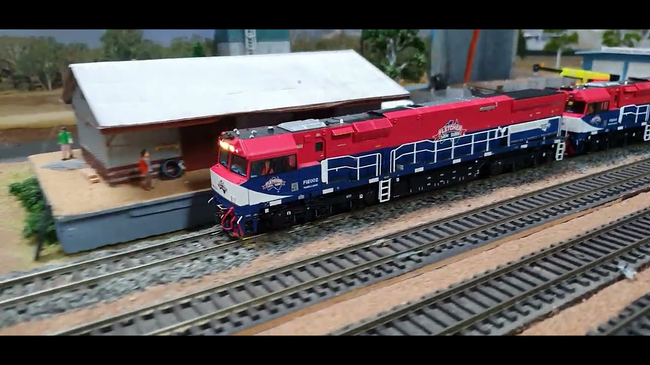 Fletcher International Exports. Dubbo Model Railway Club, Eric & Tom's