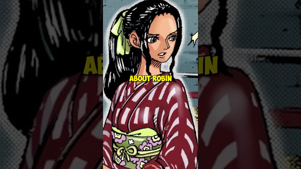 Interesting miscellaneous information about Nico Robin #onepiece #anime #manga