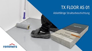 Ableitfähige Strukturbeschichtung – TX Floor AS 01 von Remmers