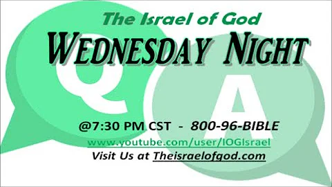 IOG - Wednesday Night Q&A 1/31/2024