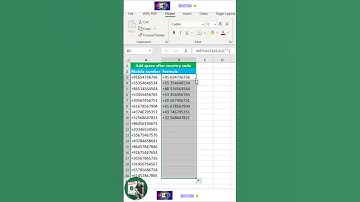 Add space after country code in Excel 👍Sanjib Ki Pathshala #exceltips #exceltricks #exceltutorial