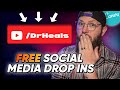 Free social media dropins in canva  canva for streamers tutorial