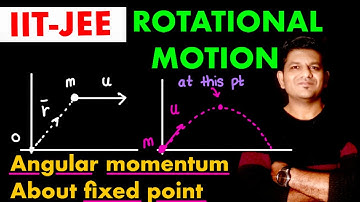Angular momentum about fixed point : Rotational Motion : JEE/NEET/Boards