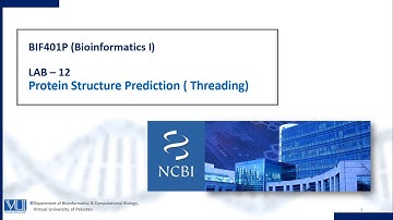 BIF401P LAB12 Protein Structure Prediction: Threading