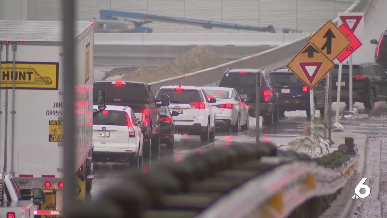Area road closures due to flooding - YouTube