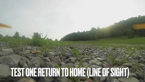 Drone test 2 Betaflight return to home ( rth ) and rates