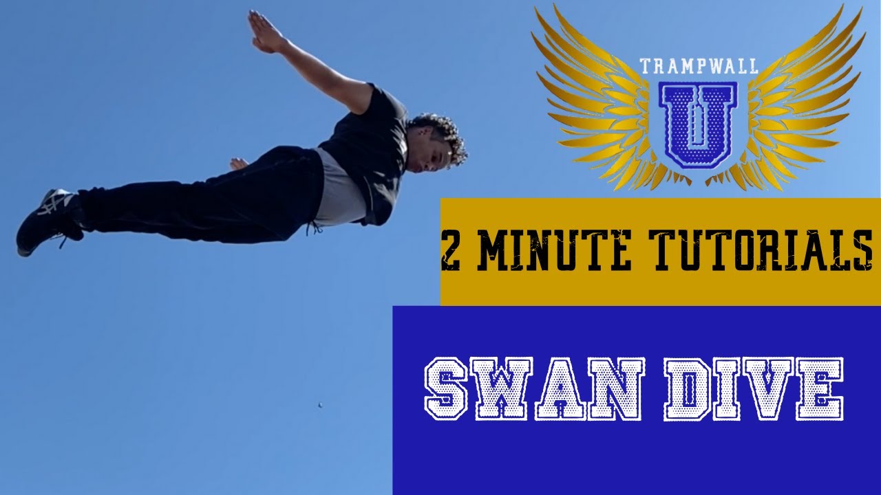 2 MINUTE TRAMPWALL TUTORIALS: Swan Dive 101