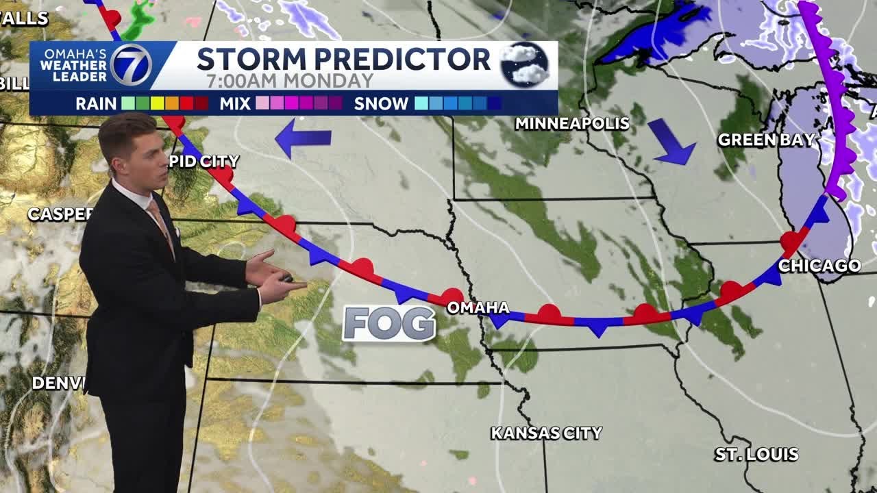 More clouds and cooler temperatures through Wednesday - YouTube